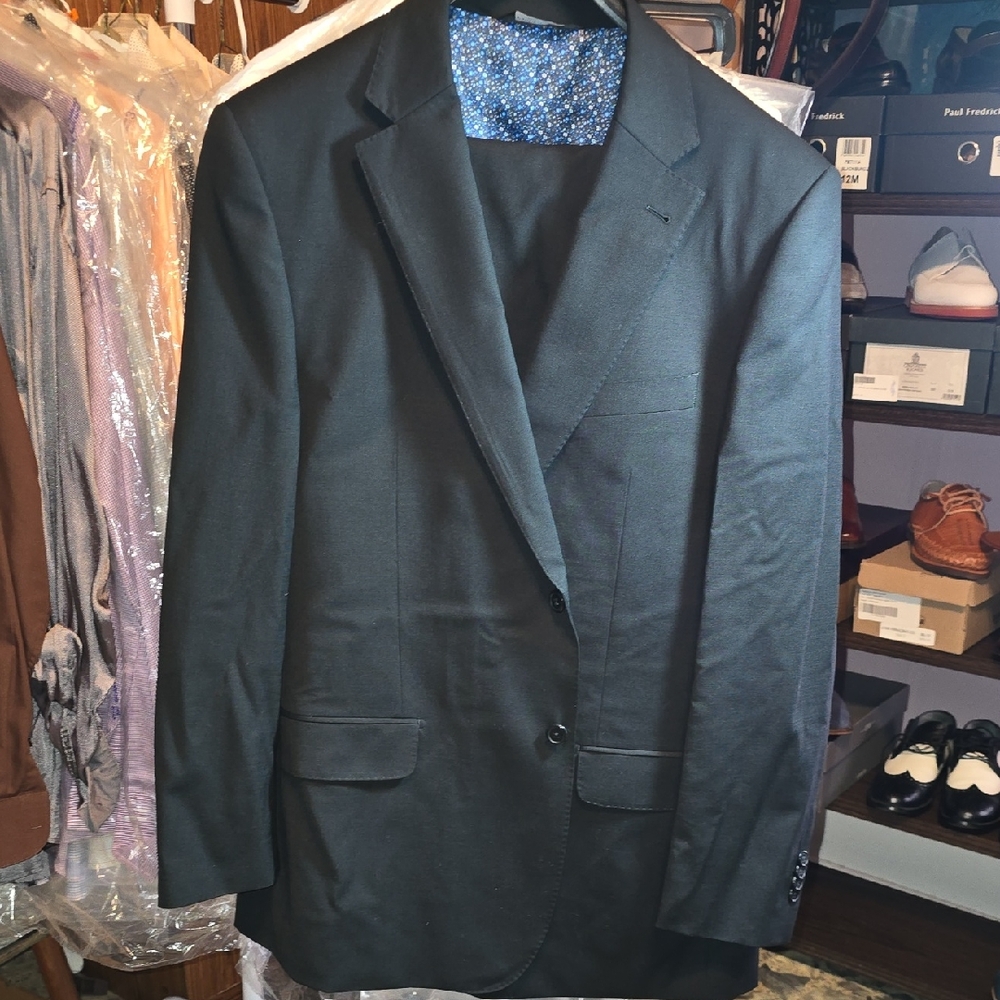 Paul Fredrick Elegant Navy Men's Blazer